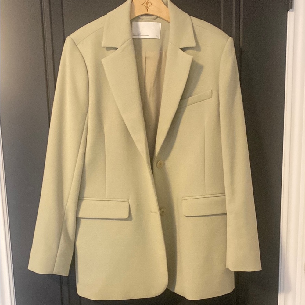 Oak + Fort Blazer - pale green XS Oversized